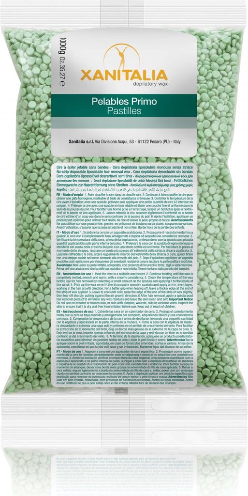 Brasilian System Wax-Perlen Grüner Tee 1000g Produktbild 
