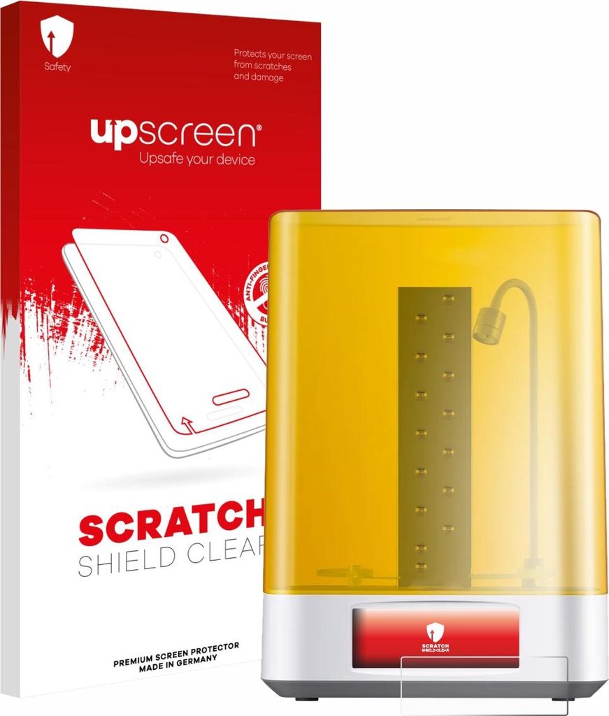 upscreen Schutzfolie für Anycubic Wash & Cure 3 Plus Displayschutz Displayschutzfolie Folie Klar Transparent