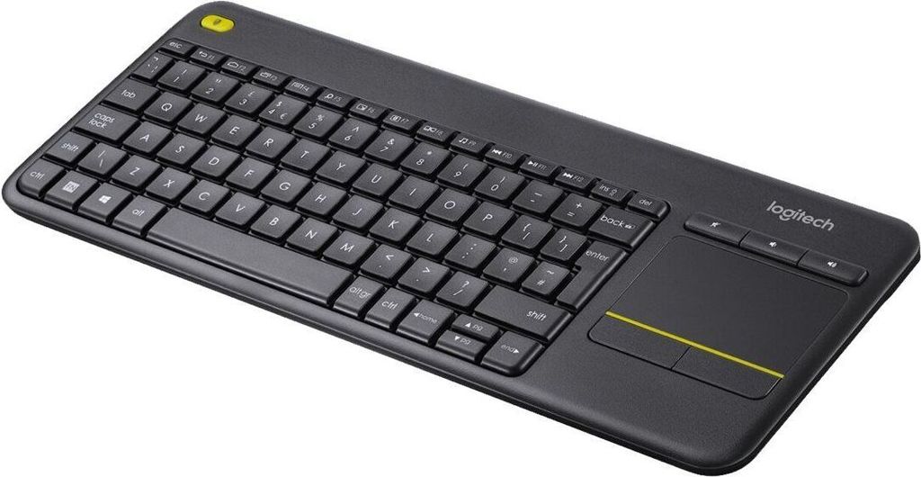 Bezprzewodowa klawiatura dotykowa Logitech K400 Plus czarna Zdjęcie produktu 1