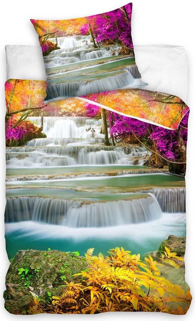 Jugendbettwäsche 160x200cm WASSERFÄLLE