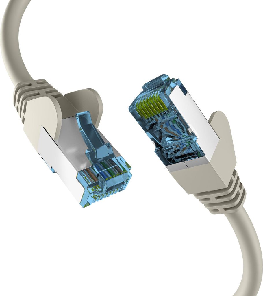 EFB RJ45 PATCHKABEL mit CAT7 ROHKABEL GRAU 0.5m