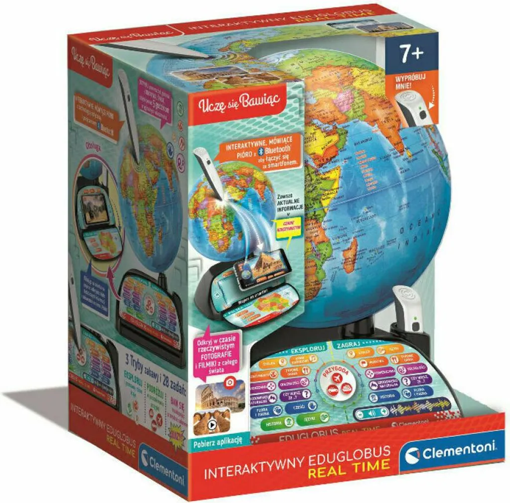 Eduglobus Exploreglobe Clementoni avec Réalité Augmentée et Audio