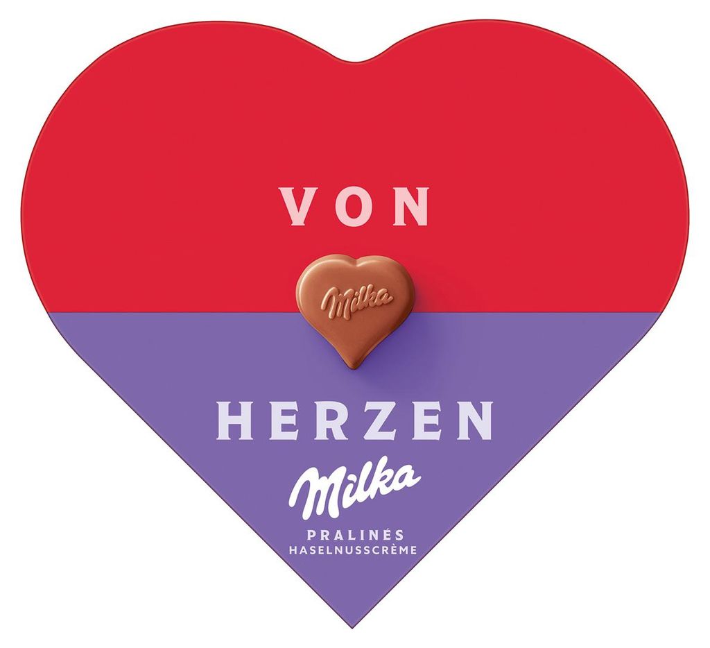 I Love Milka Miniherz Haselnuss 44g Produktbild 
