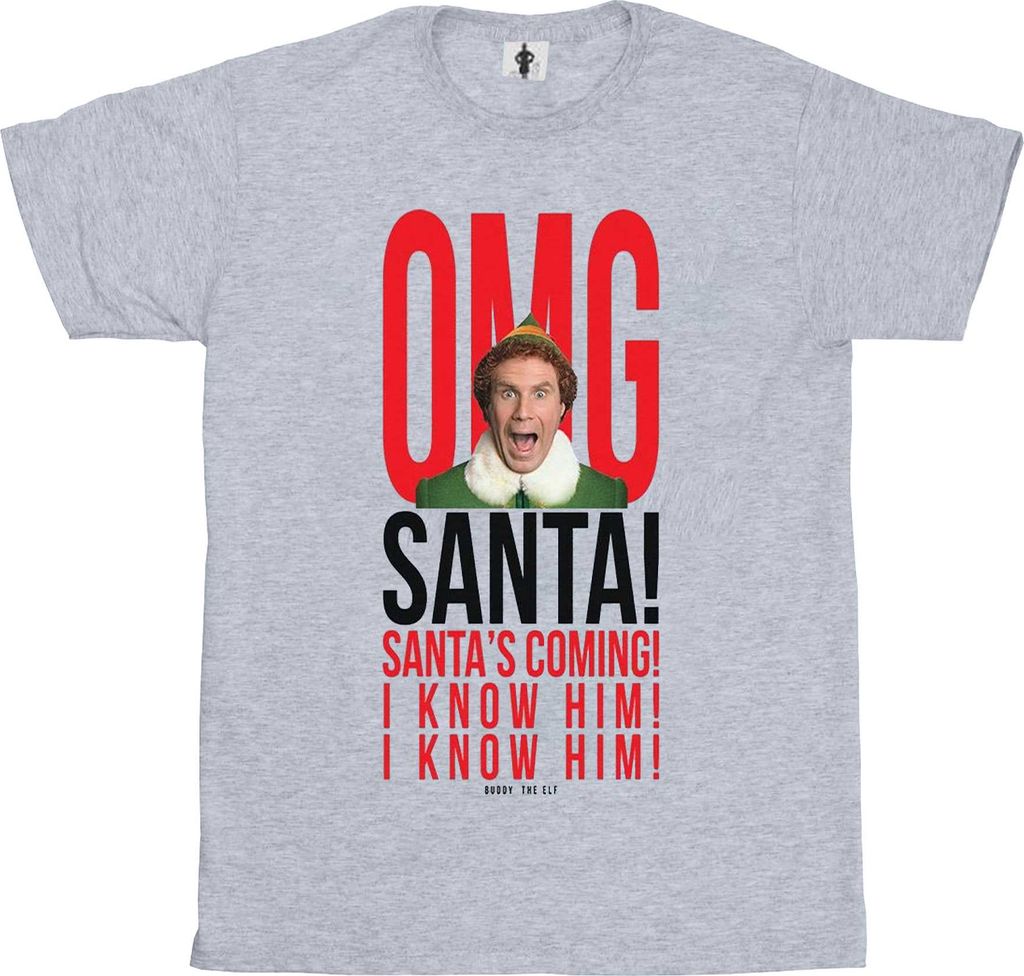 Elf - "OMG I Know Him" T-Shirt für Damen BI19299 (XL) Produktbild 