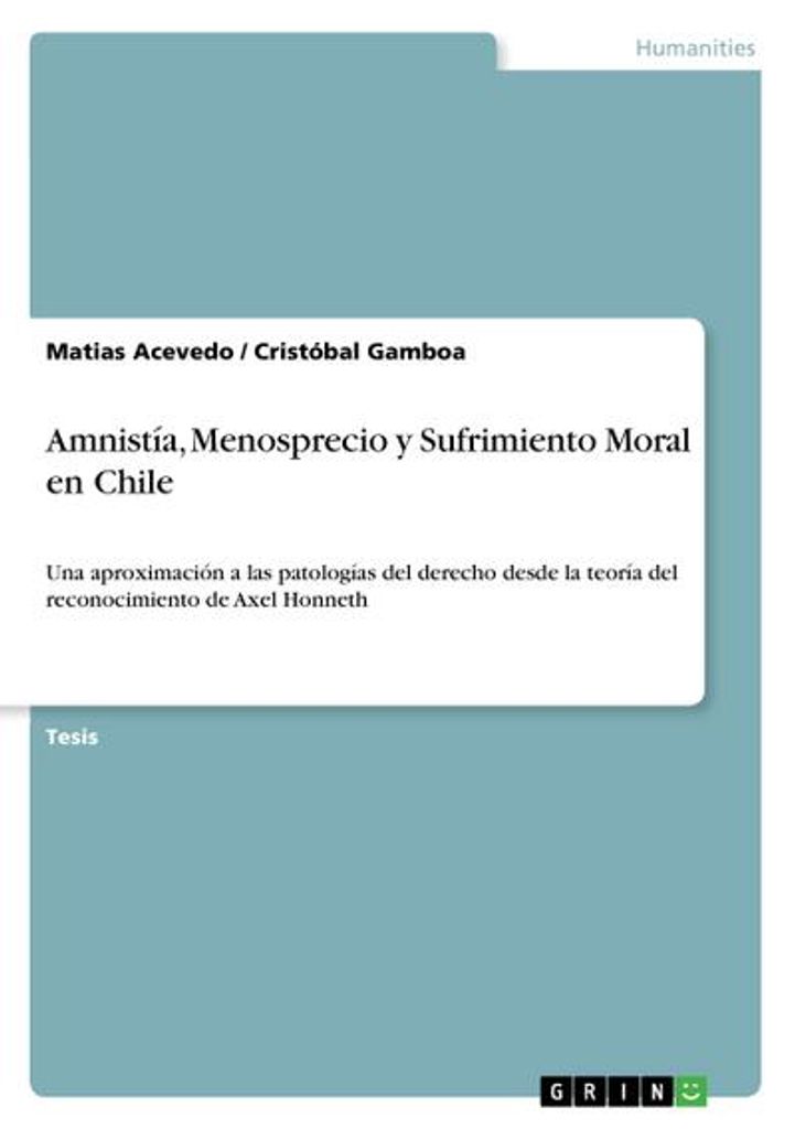 Amnestie, Verachtung und moralisches Leiden in Chile