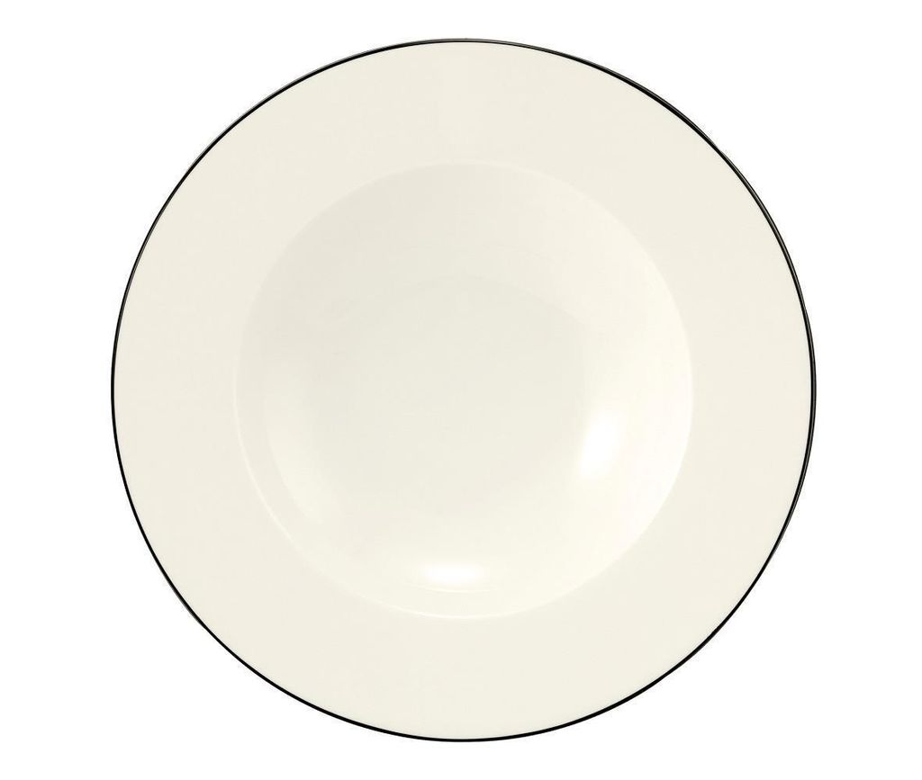 Seltmann Weiden Zoè fine diamond Classic black Suppenteller Produktbild 