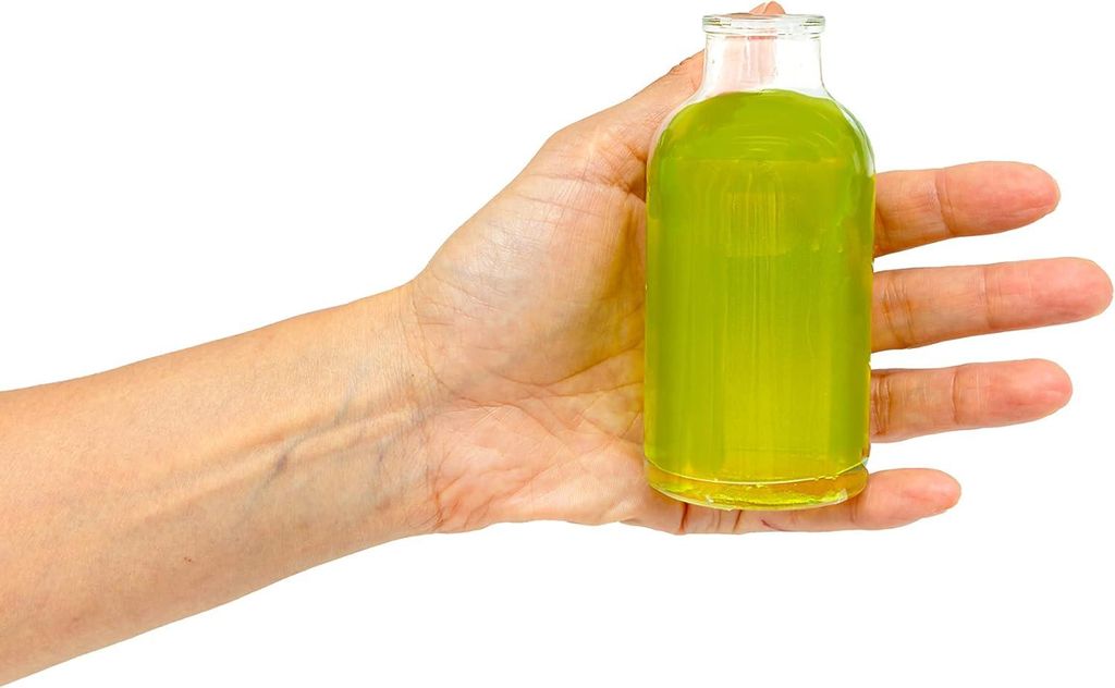 Klare Kork Stopfen Glasflaschen 100 ml Wiederverwendbare Korkdeckel - luftdicht für Sloe Gin - Essig - Bier - Cider - Limonade - Wodka und Wasser ...