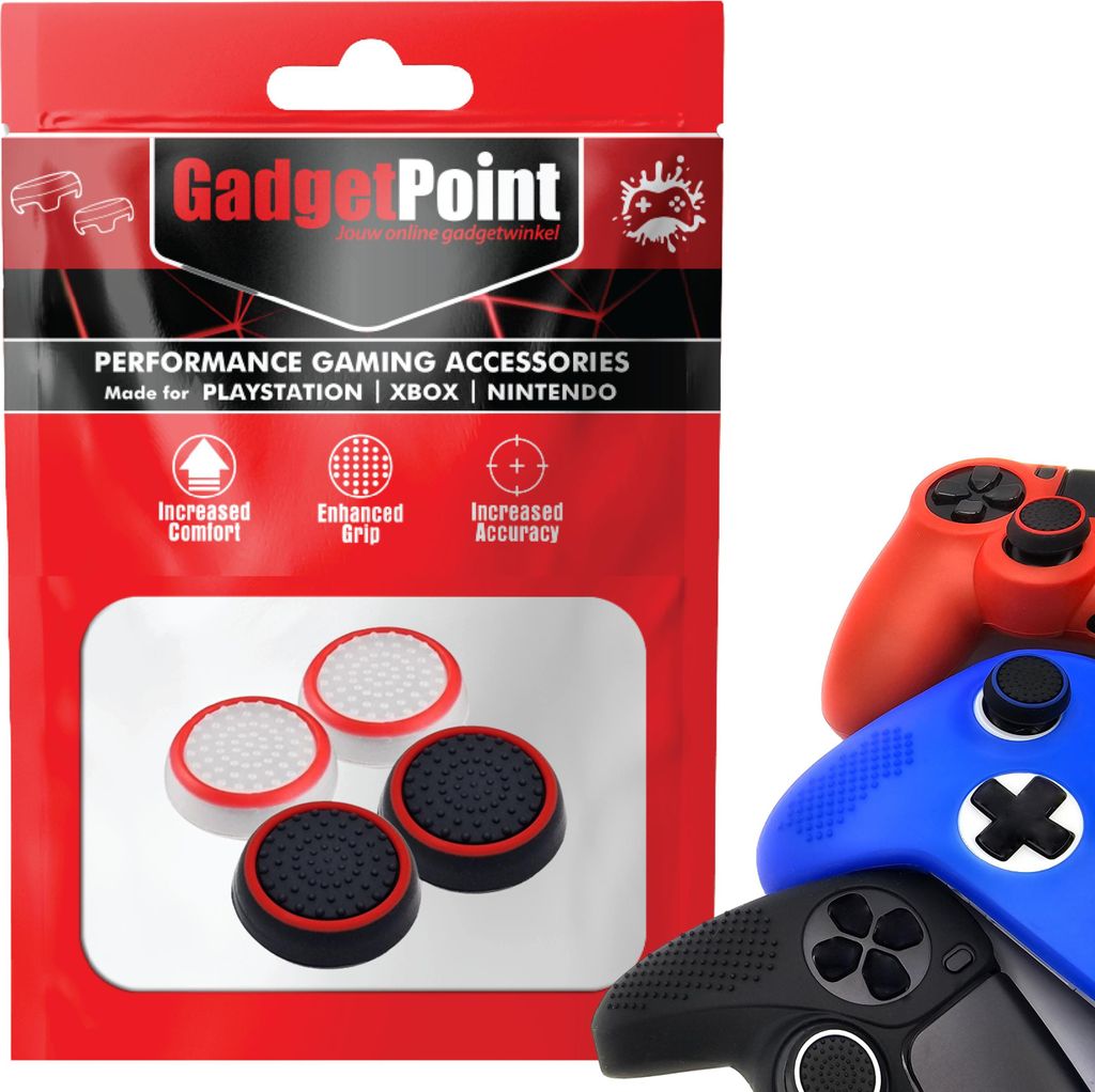 Thumbgrips - Thumb Grips voor PlayStation, PS5, Xbox X/S, One & Switch Pro Controller - Gaming Thumbgrips - Performance Anti-Slip Thumbsticks - Bes...