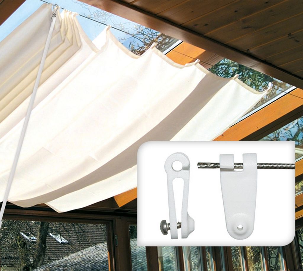 Windhager 10701 Laufhaken, Zubehör für Seilspannmarkise / Produktbild 3