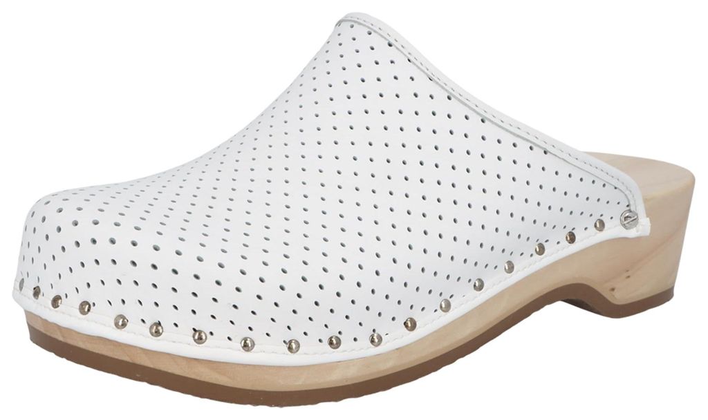 Berkemann Uni Standard-Toeffler Pantoletten, Weiß (weiß Produktbild 