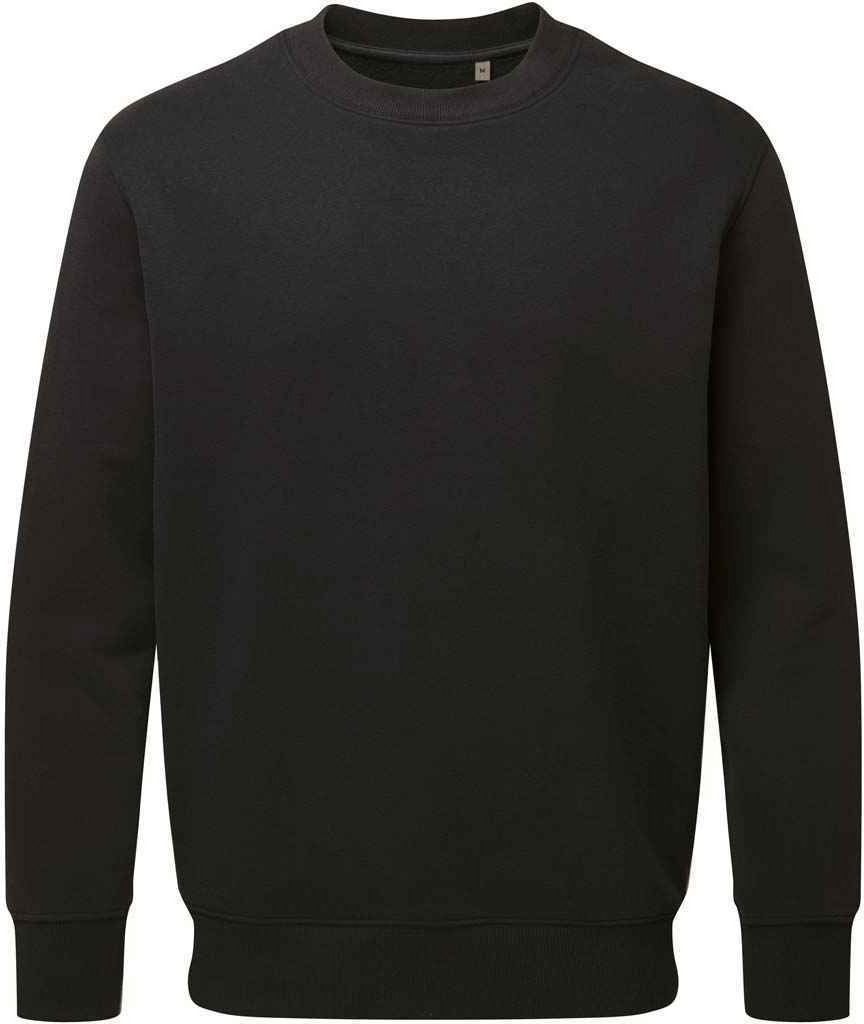 Anthem - Sweatshirt Baumwolle aus biologischem Anbau für Herren/Damen Uni PC4755 (L) (Schwarz)