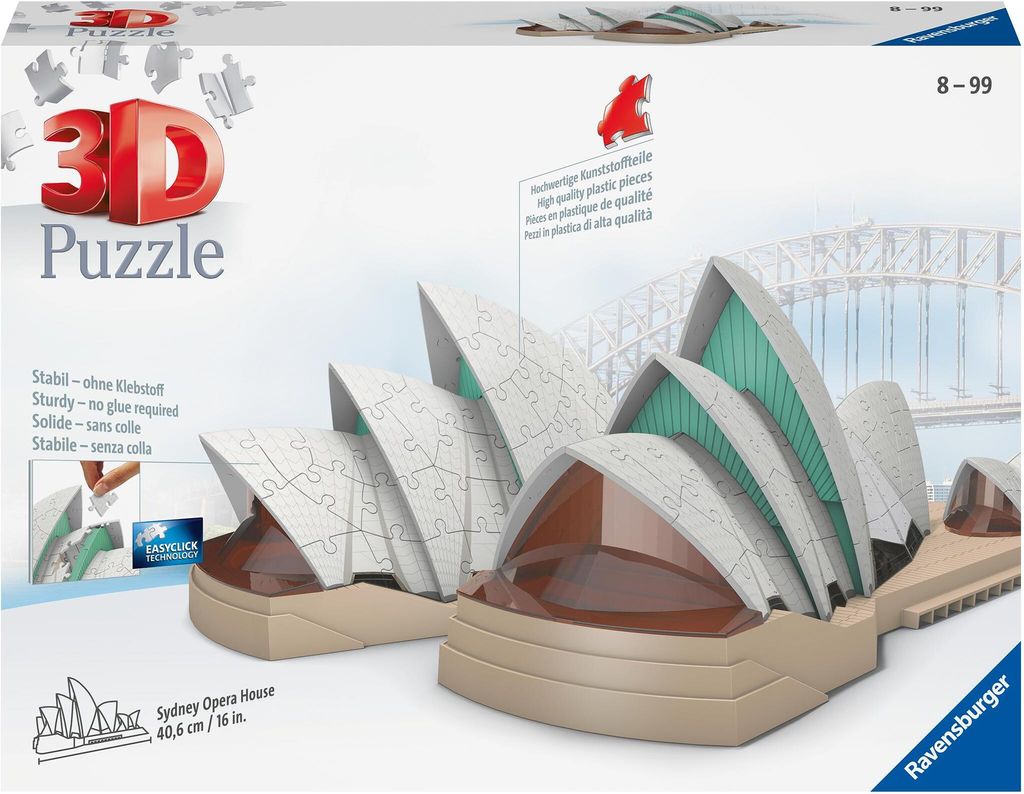 Ravensburger 3D Puzzle 11243 - Sydney Opera House - 216 Image du produit 
