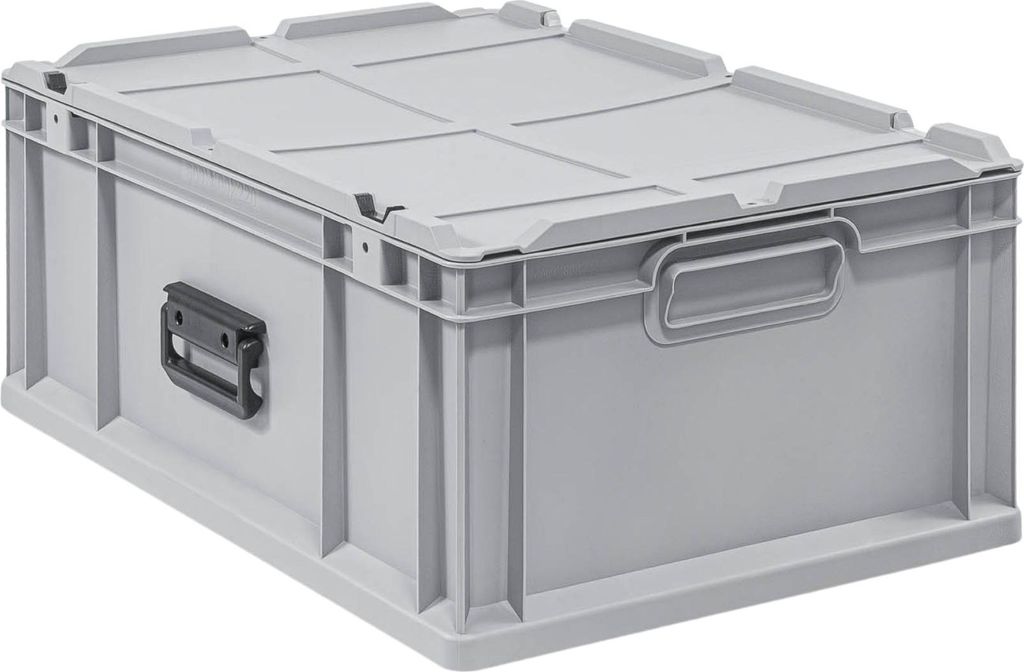 Eurobox NextGen Portable Germany | HxBxT 23,5x40x60cm | 44 Liter | Grau | Eurobehälter, Transportbox, Transportbehälter, Stapelbehälter