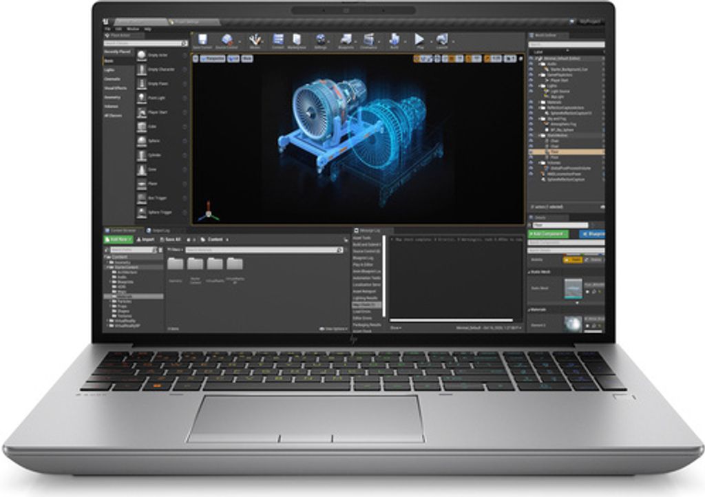 HP ZBook Fury G10, Intel® Core™ i7, 2,1 GHz, 40,6 cm (16"), Obrázek produktu 