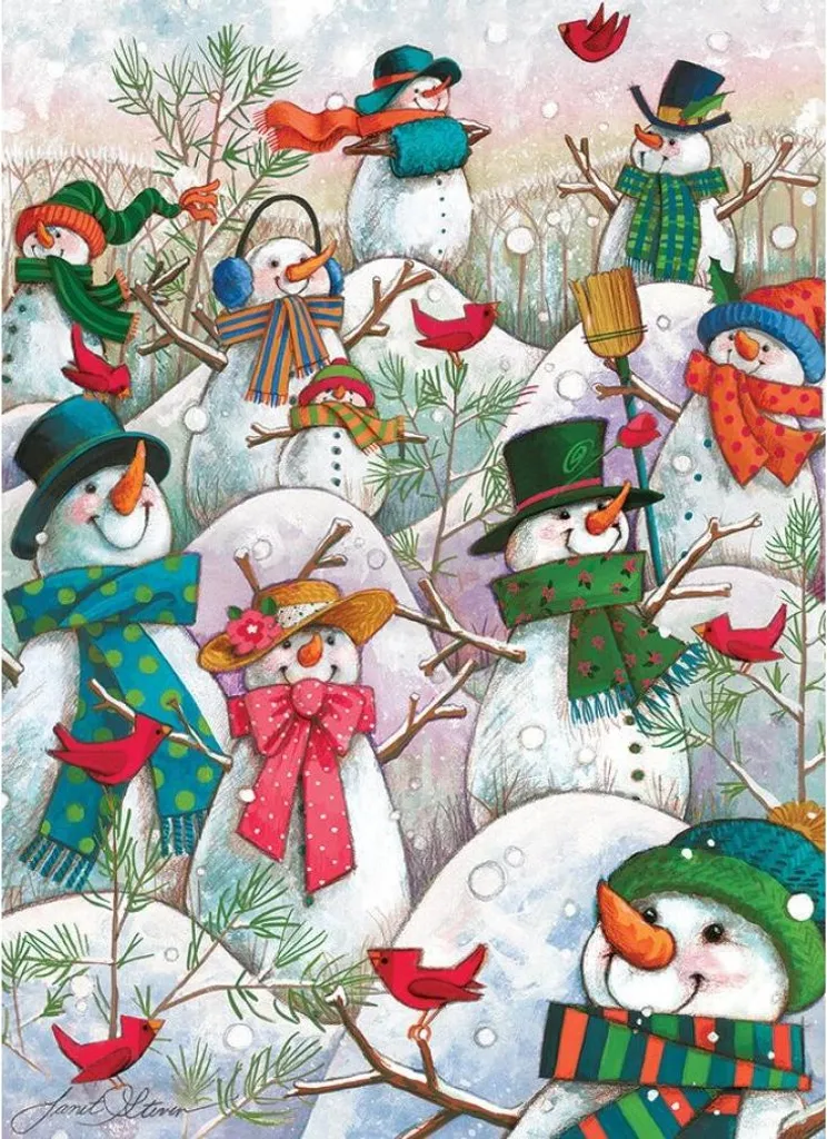 Puzzle 500 pièces de qualité supérieure paysage de Noël