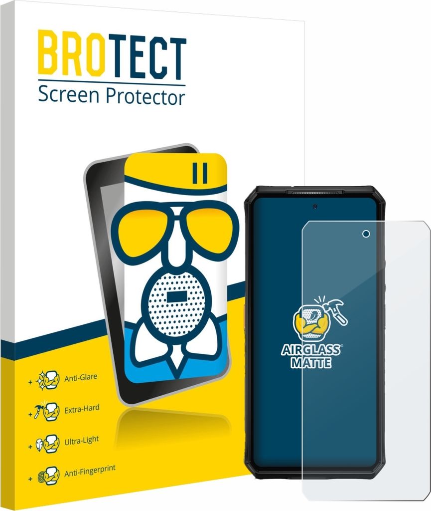 BROTECT Entspiegelungs Schutzglas für Ulefone Armor 28 Pro Schutzfolie Panzer Folie Glas Display Schutz matt
