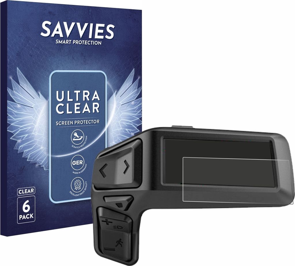 6x Für Bosch Purion 200 Schutzfolie Savvies Displayschutz Display Schutz Folie Klar Transparent
