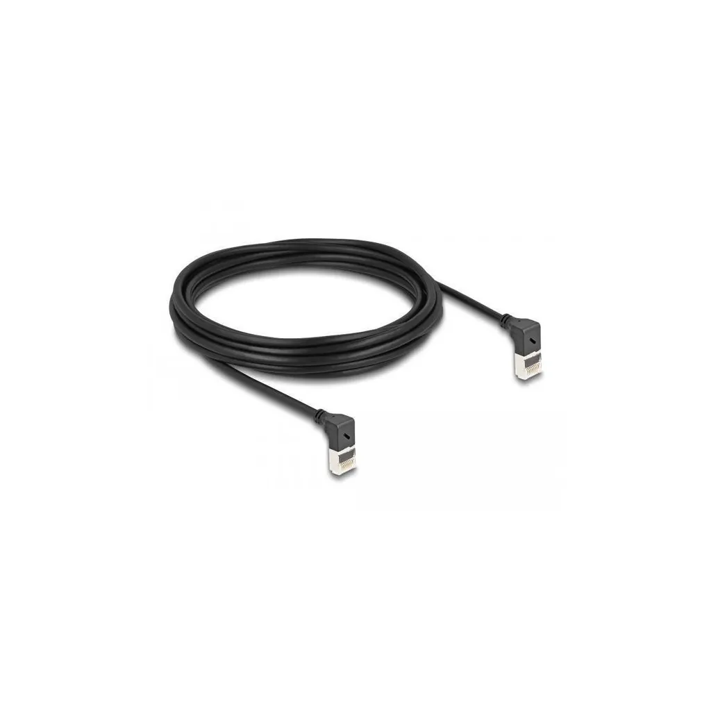 Cavo LAN Delock Slim Cat.6A 5m 90° S/FTP - Ideale PS5, Xbox e TV