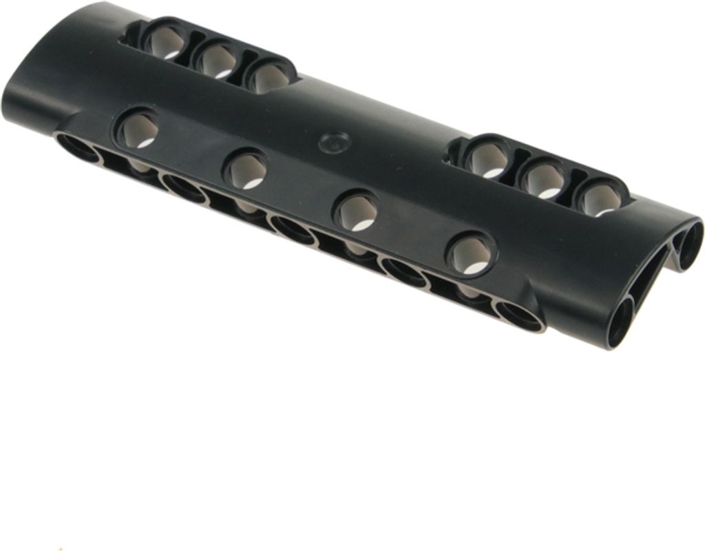 1x Lego Technic Panele gewölbt 11x3 schwarz 10 Pin Löcher Verkleidung 11954