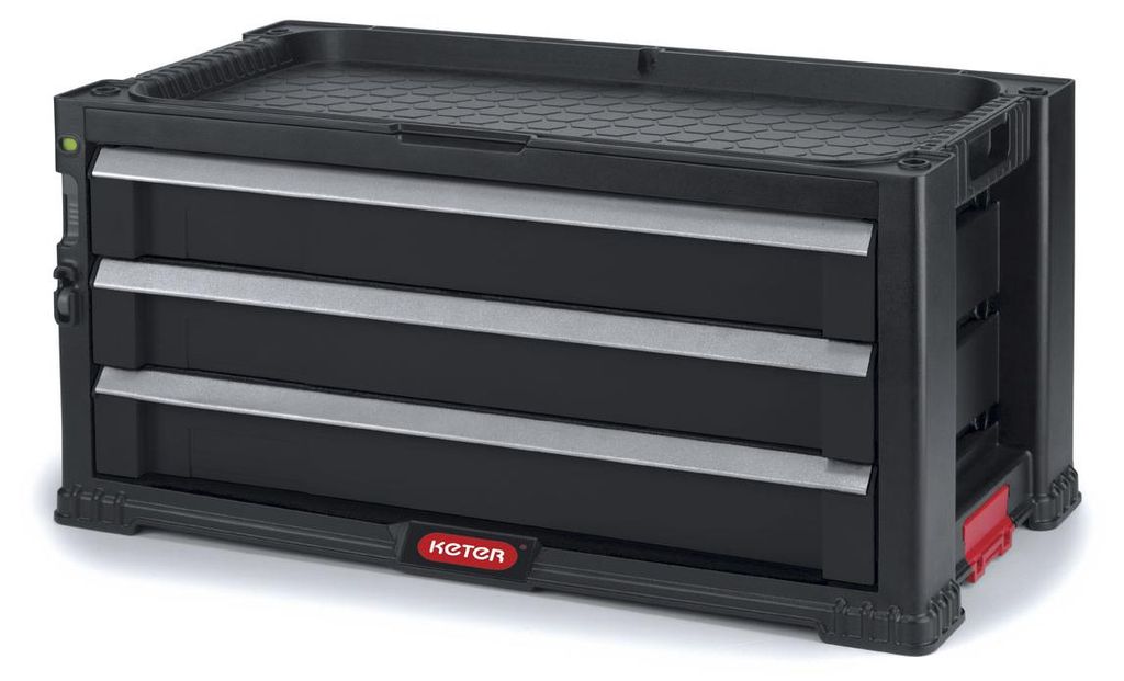 KETER Regál Na Nářadí 3 Zásuvky Black 17199302B Obrázek produktu 