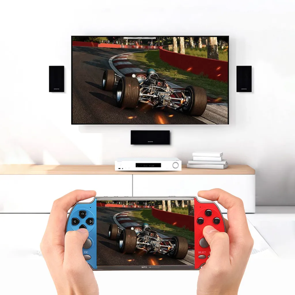 Console de jeu portable PSP rétro avec double joystick et écran 4,3 pouces - 12