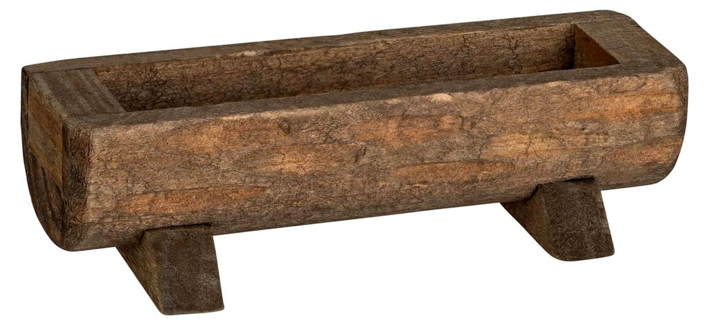Wassertränke für Weihnachtskrippen, ca. 2,5 x 9 x 4 cm – Zubehör für Krippentiere und Modellbaulandschaften