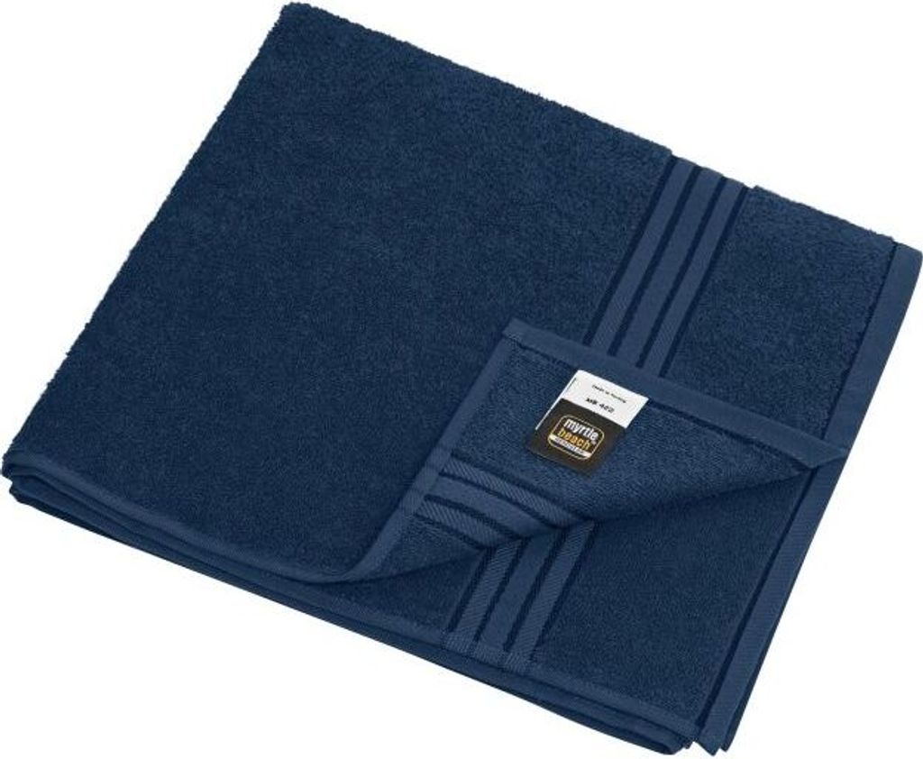 Badetuch in flauschiger Walkfrottier-Qualität navy, Gr. one size