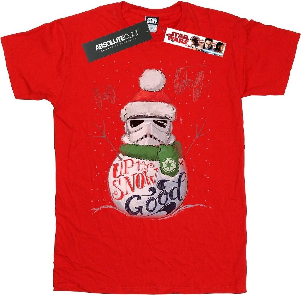 Star Wars - "Up To Snow Good" T-Shirt für Jungen BI35205 (116) (Rot)