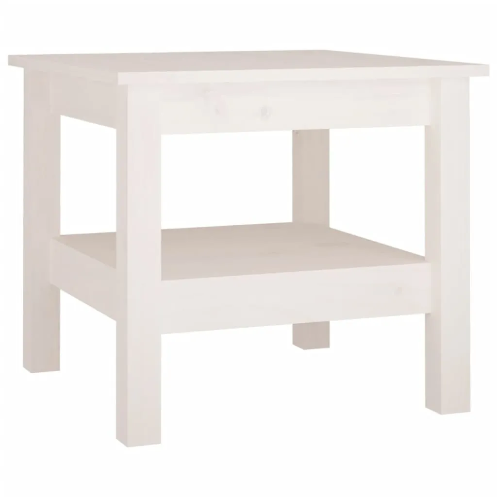 Best Möbel Tavolino Bianco 45 x 45 x 40 cm Pino massiccio - Tavolini CL6115959 1pacco - 2