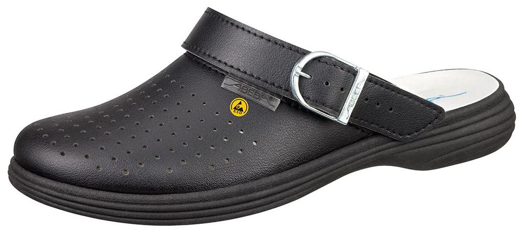 Abeba ESD-Berufsschuhe the Original plus OB Clog schwarz CE ESD SR