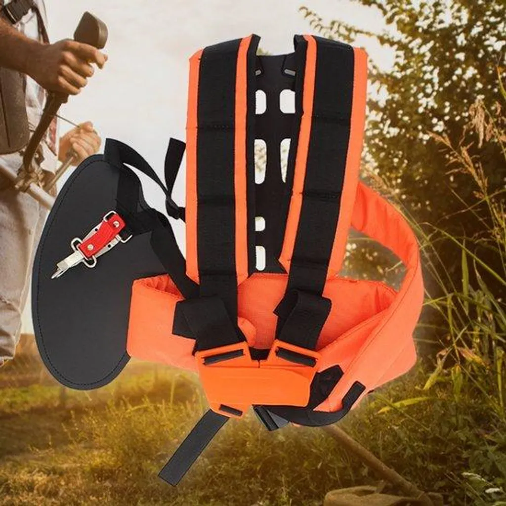 Élagueur professionnel avec harnais à double sangle et appui rembourré