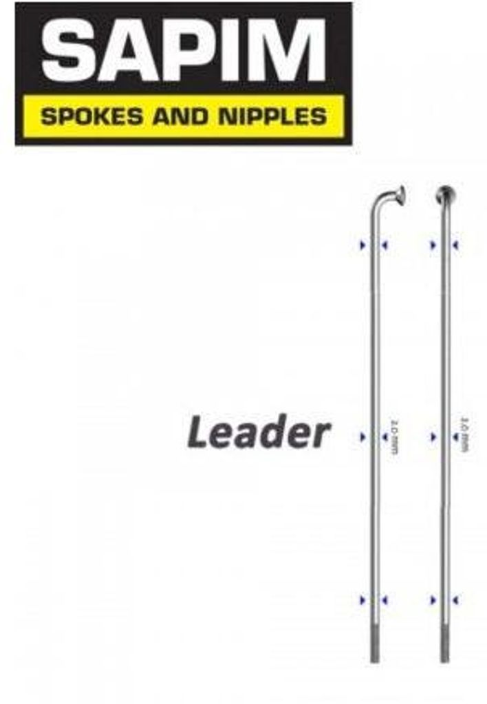 Roland Sapim Spaak 14-256 Leader Edelstahl ohne Nippel (100st)