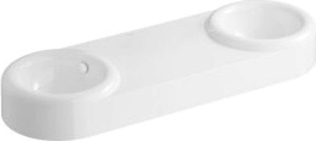 VITRA 7313B403-0012 Doppelwaschtisch Liquid 1275 mm