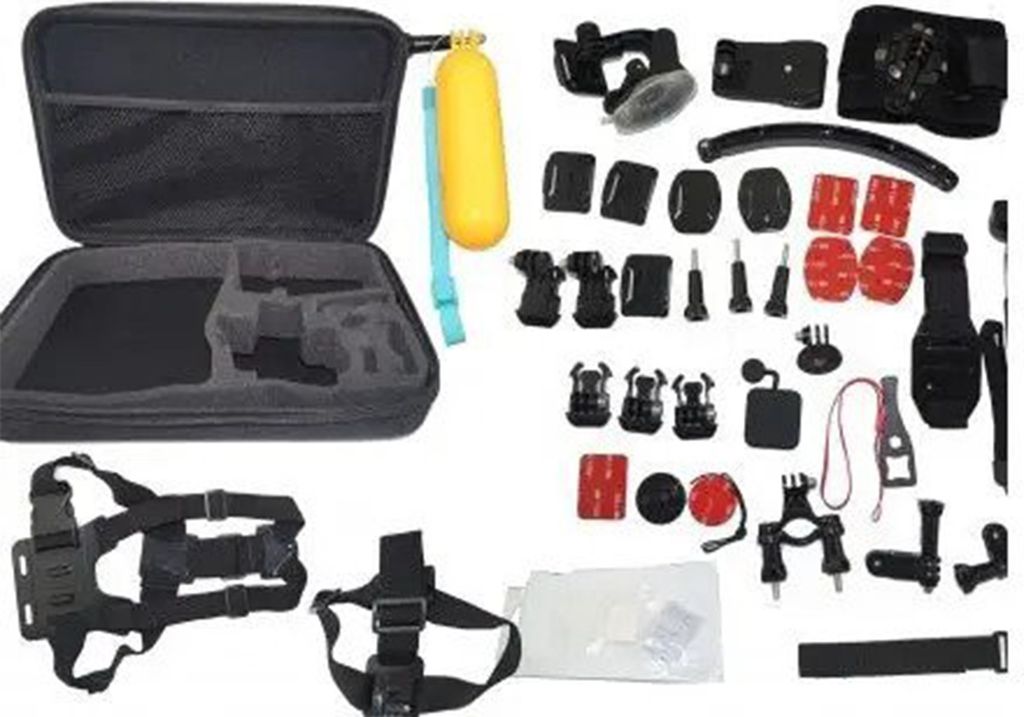 Lipa 52 in 1 Mount Paket Action Camera Large Universal - Action-Kameras Zubehörset - Action Camera Halterung Kit - GoPro Zubehör Set