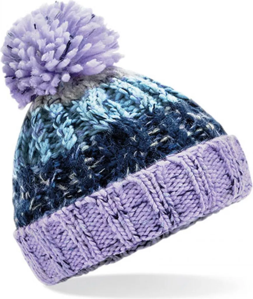 Tendenza Inverno: Beechfield B486b Junior Lavender Fizz Pom Pom