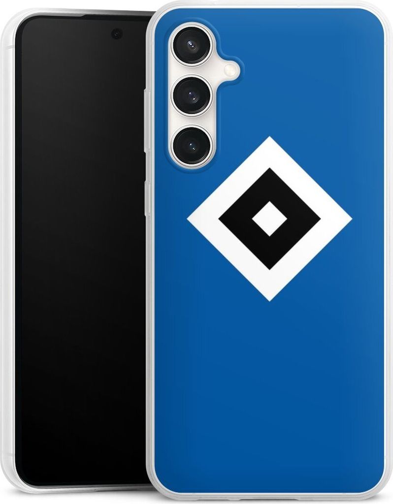 DeinDesign Slim Hülle für Samsung Galaxy S23 FE Silikon Case Ultra Dünn Handyhülle HSV Hamburger SV Logo