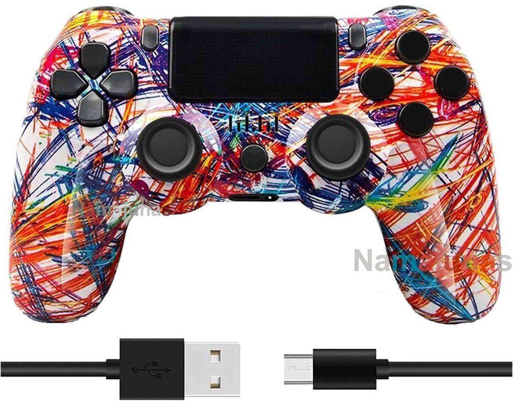 Drahtloser Controller kompatibel mit PS4/Pro/Slim/PC – Produktbild 