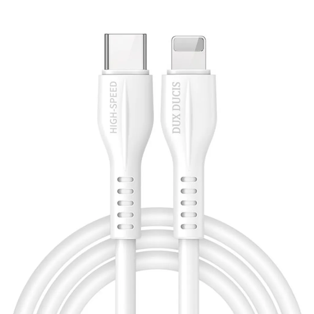 Dux Ducis KV Kabel USB Typ C - Lightning Kabel 20 W 2,4 A 1 m Power Delivery weiß