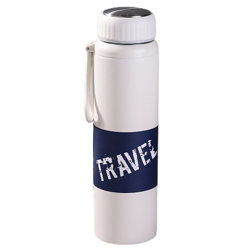 800 ml/1000 ml Vakuumbecher Lebensmittelqualität mit großer Kapazität Langzeitkonservierung und Leckdosen tragbarer Lanyard-Trinken aus Edelstah...