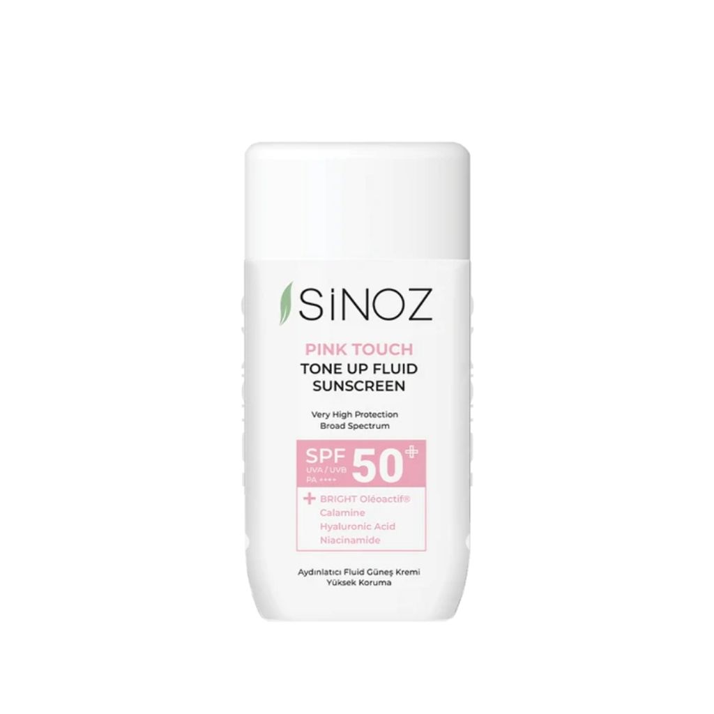 Sinoz - Pink Touch Tone Up Fluid Sunscreen SPF50+ / PA++++, Produktbild 