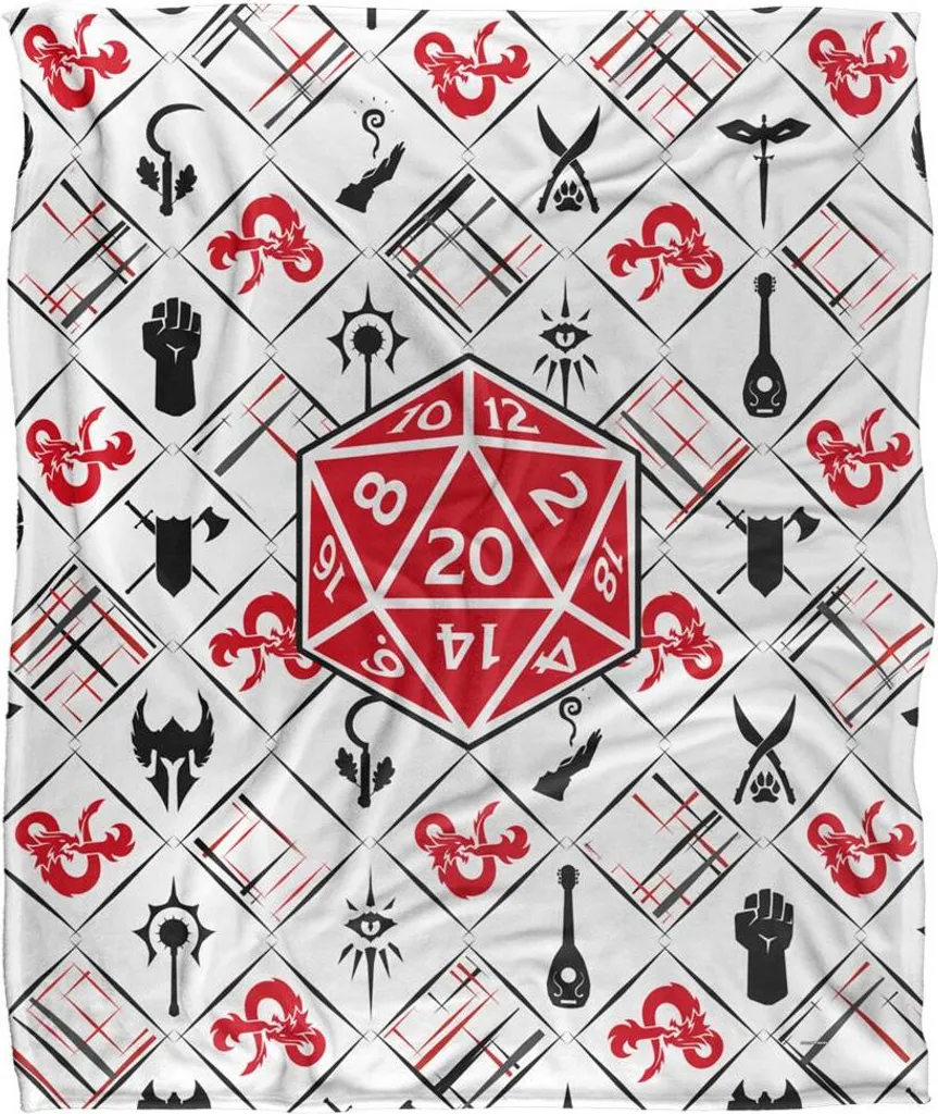 Couverture Dungeons & Dragons D20 - Idéal Soirée Jeu de Rôle TV19391