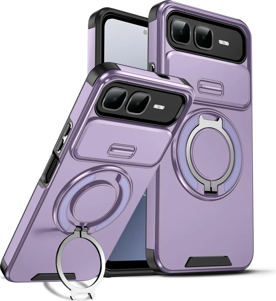 Custodia Infinix Smart 10 Plus Viola: Protezione Fotocamera e Supporto