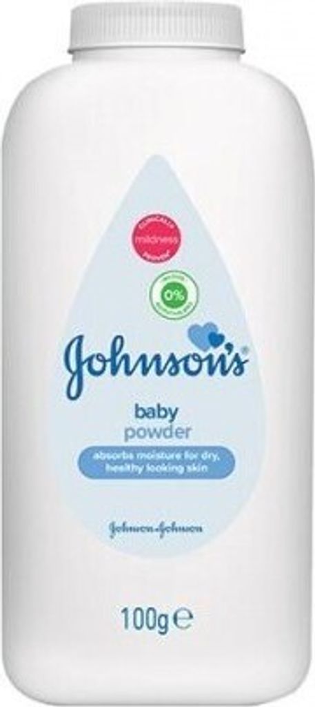 Johnson's, Babypuder, Talkum, 100g
