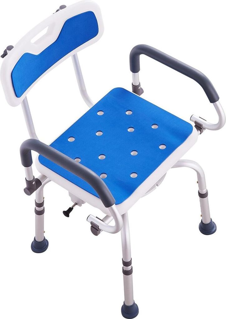 Duschstuhl 360° drehbarer Badewannen-Duschsitz mit schwenkbaren Armlehnen 400 lbs
