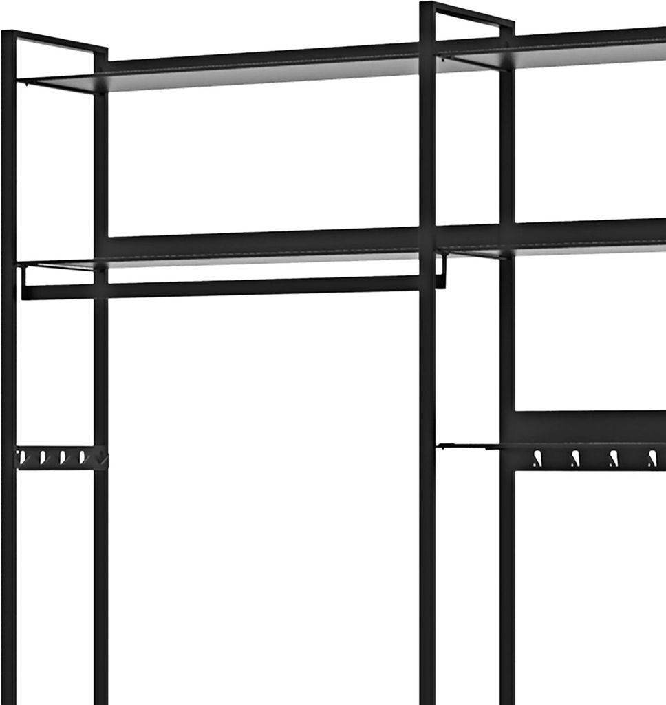 Kesseböhmer YouK Garderobenstange 600 mm schwarz