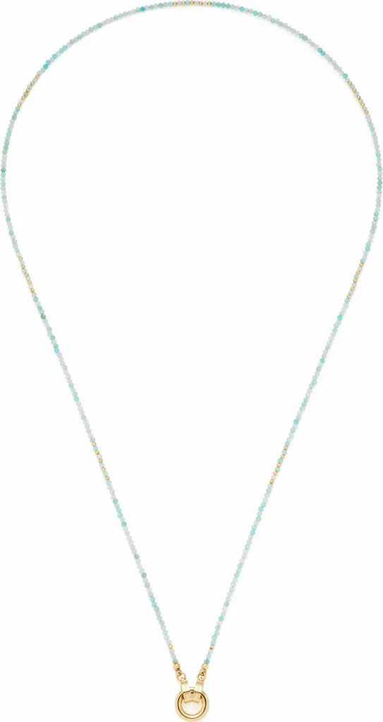 Collana 70 aqua Pippa Clip&M - Gioiello Elegante in Acciaio Inox