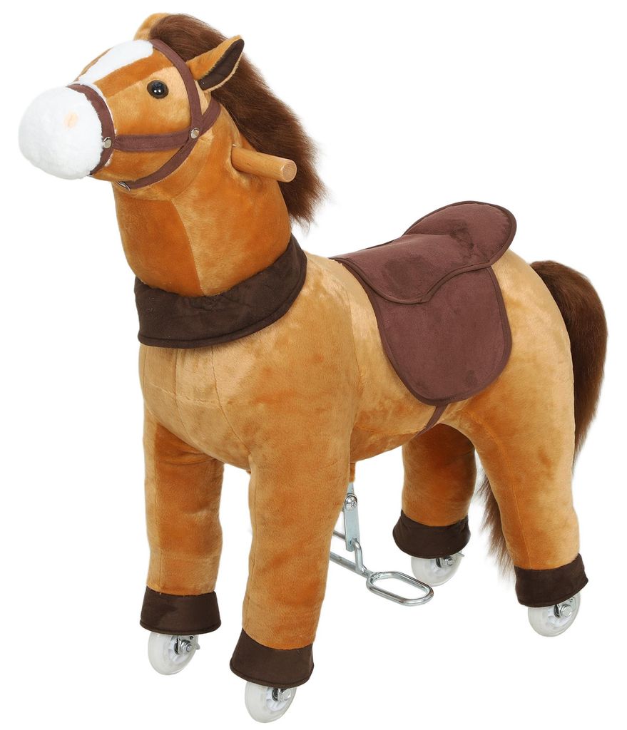 AIYAPLAY Reitpferd, Spielpferd zum Reiten mit Sattel Produktbild 