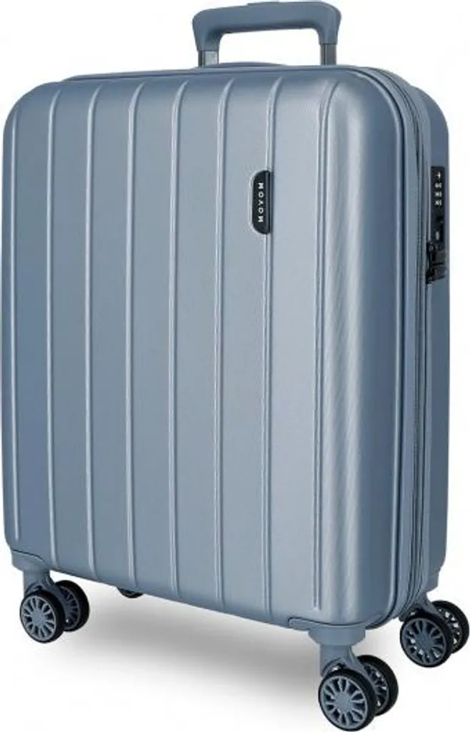 Trolley MOVOM Wood 55cm Blue Steel 38L | Valigia Rigida TSA 5318663