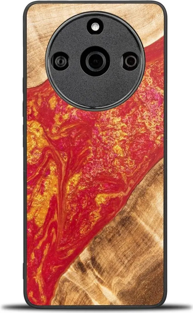 Custodia Realme 11 Pro Plus 5G Bewood Unique - Neon Paris Wood Case