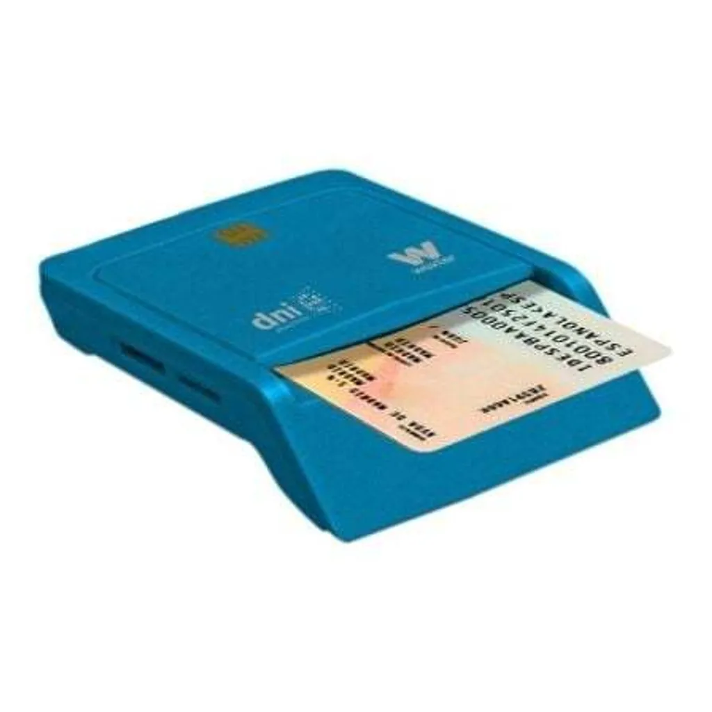 Woxter PE26-146 Lecteur de Cartes Multi-Format USB 2.0 Bleu Compact